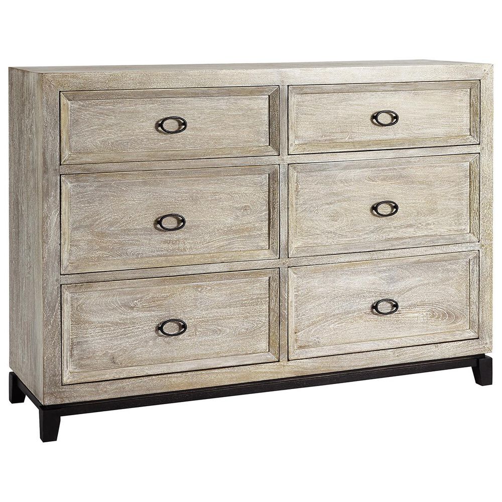 Signature Design by Ashley Halamay Dresser in White Waxed Finish, , large