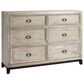 Signature Design by Ashley Halamay Dresser in White Waxed Finish, , large