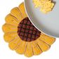 Once Again Home Sunflower Wool Trivet in Gold, , large