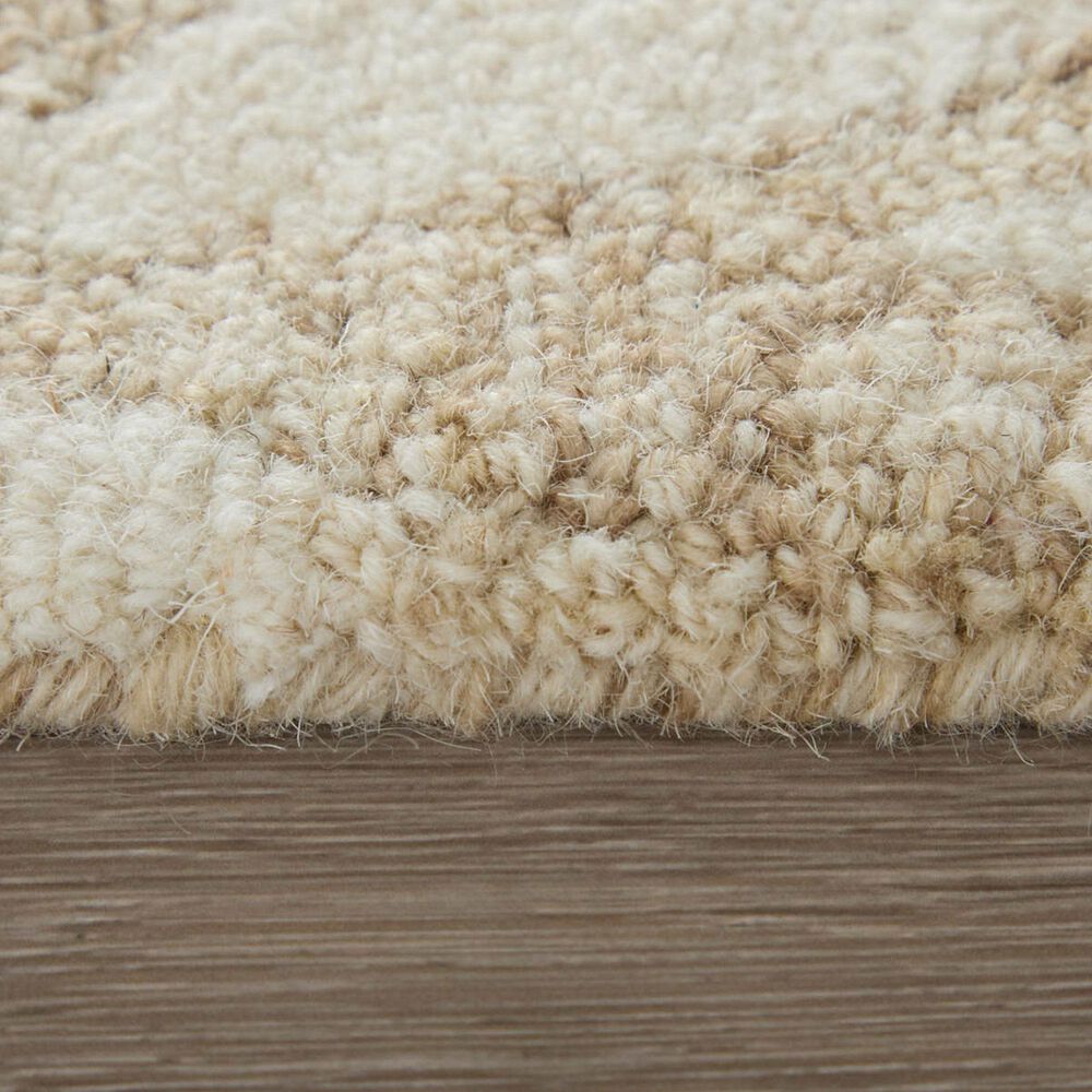 Feizy Wallace Beige 5&#39; x 8&#39; Area Rug, , large