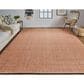 Feizy Naples 5" x 8" Orange Indoor/Outdoor Area Rug, , large