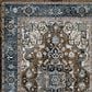 RIZZY Elite 8" x 10" Brown and Denim Area Rug, , large