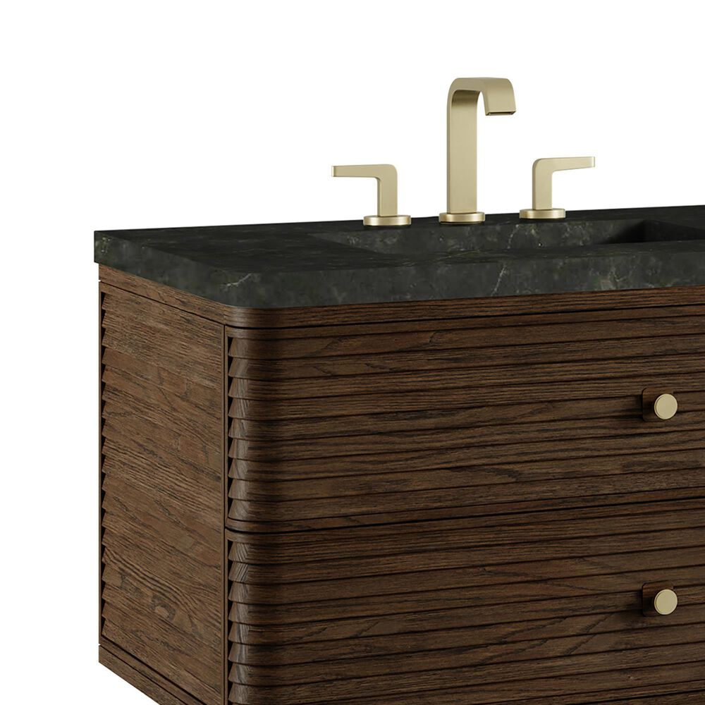 James Martin Allamari 72" Double Bathroom Vanity in Sable with 3 cm Phantome Eclos Top and Rectangular Sinks, , large