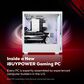 iBUYPOWER Slate 9 Mesh Gaming Desktop PC | Intel Core Ultra 9 285 - 32GB RAM - NVIDIA GeForce RTX 5070 Graphics - 2TB SSD in White, , large