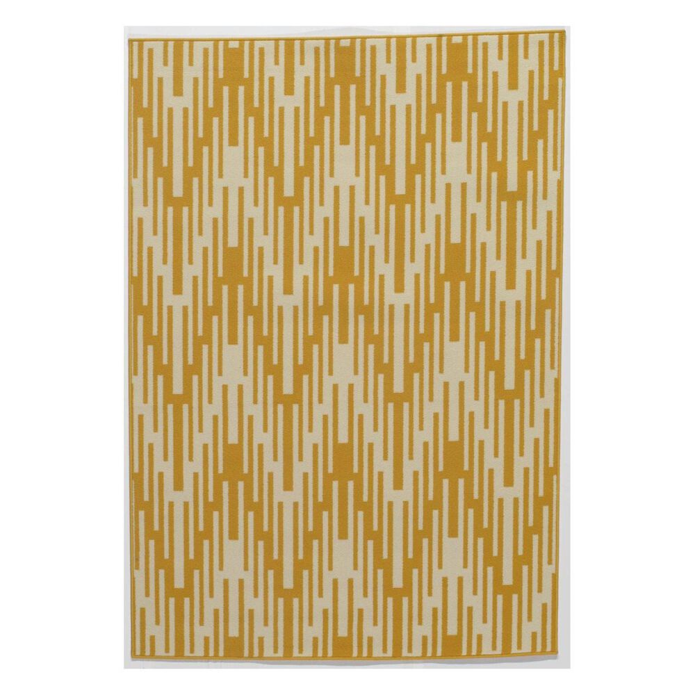 Momeni Baja BAJ-6 6'7" x 9'6" Yellow Area Rug, , large