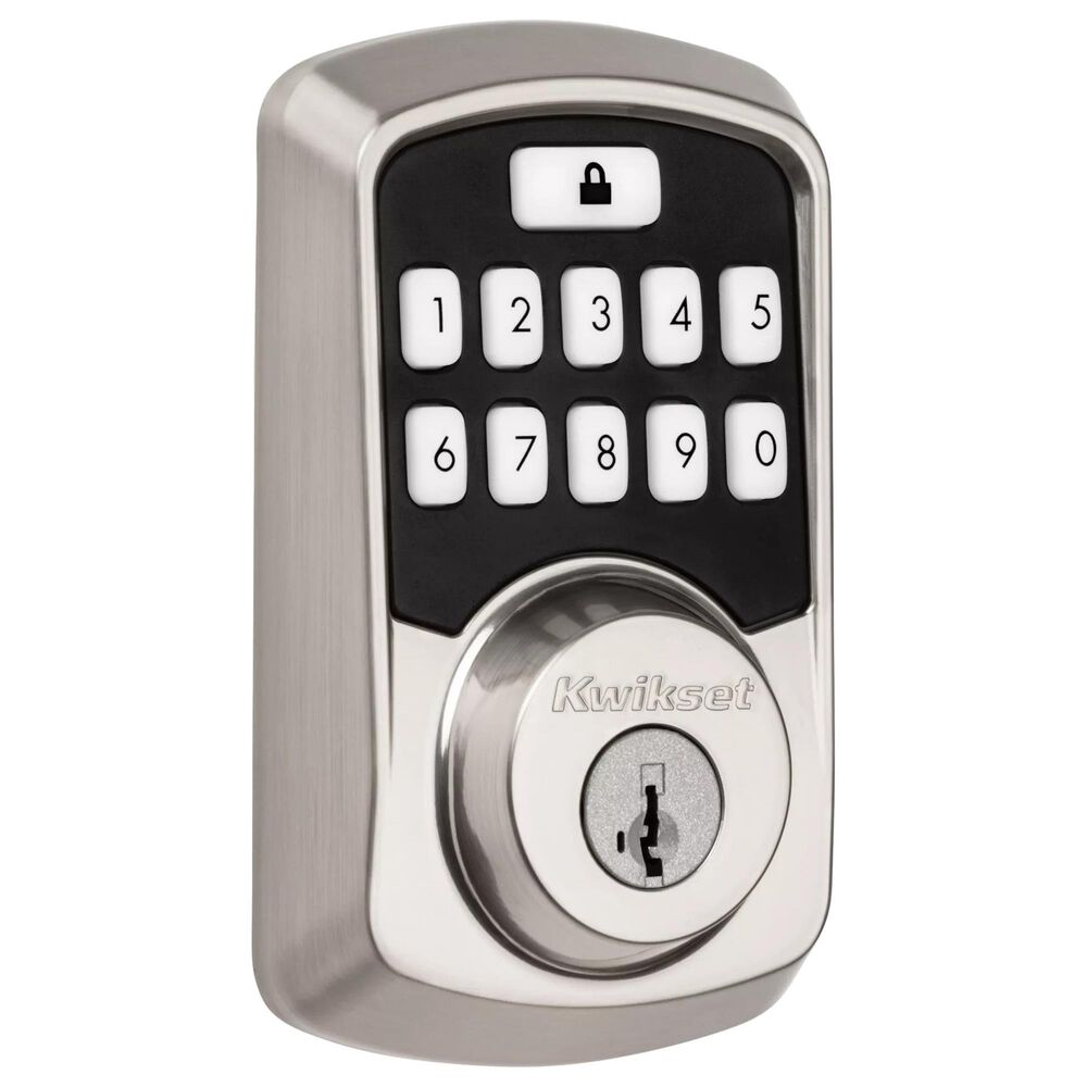 Kwikset Aura Bluetooth Enabled Smart Lock in Satin Nickel Nebraska