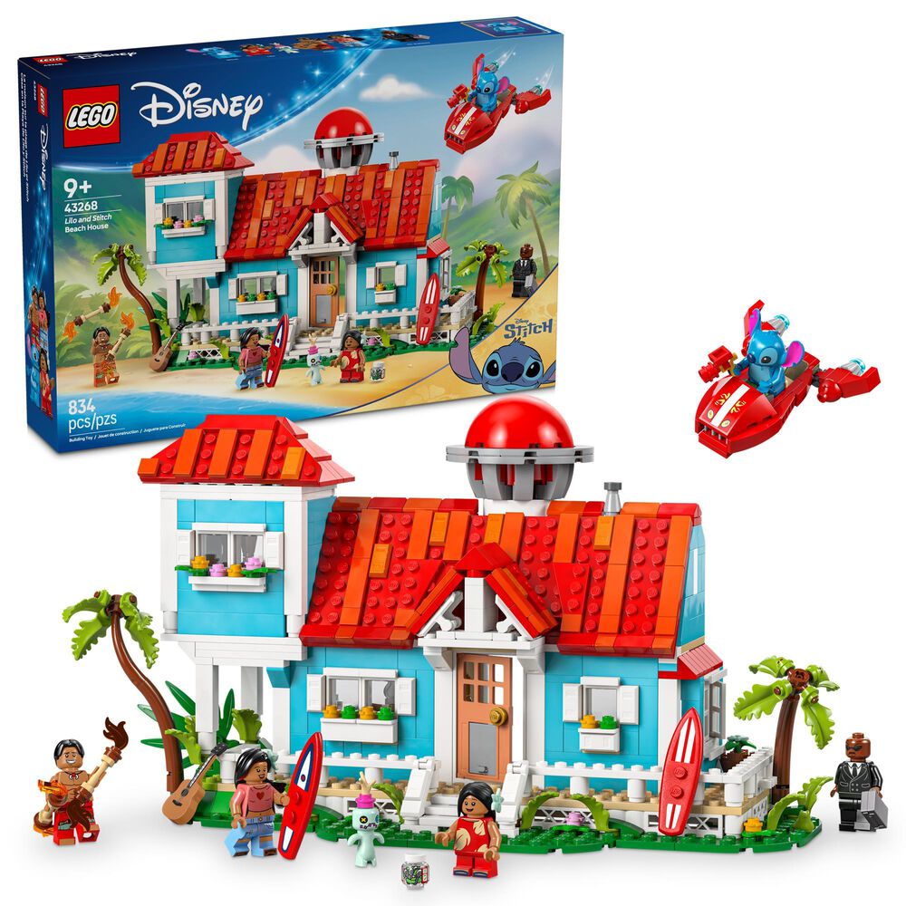 LEGO Disney Lilo and Stitch Beach House, , large