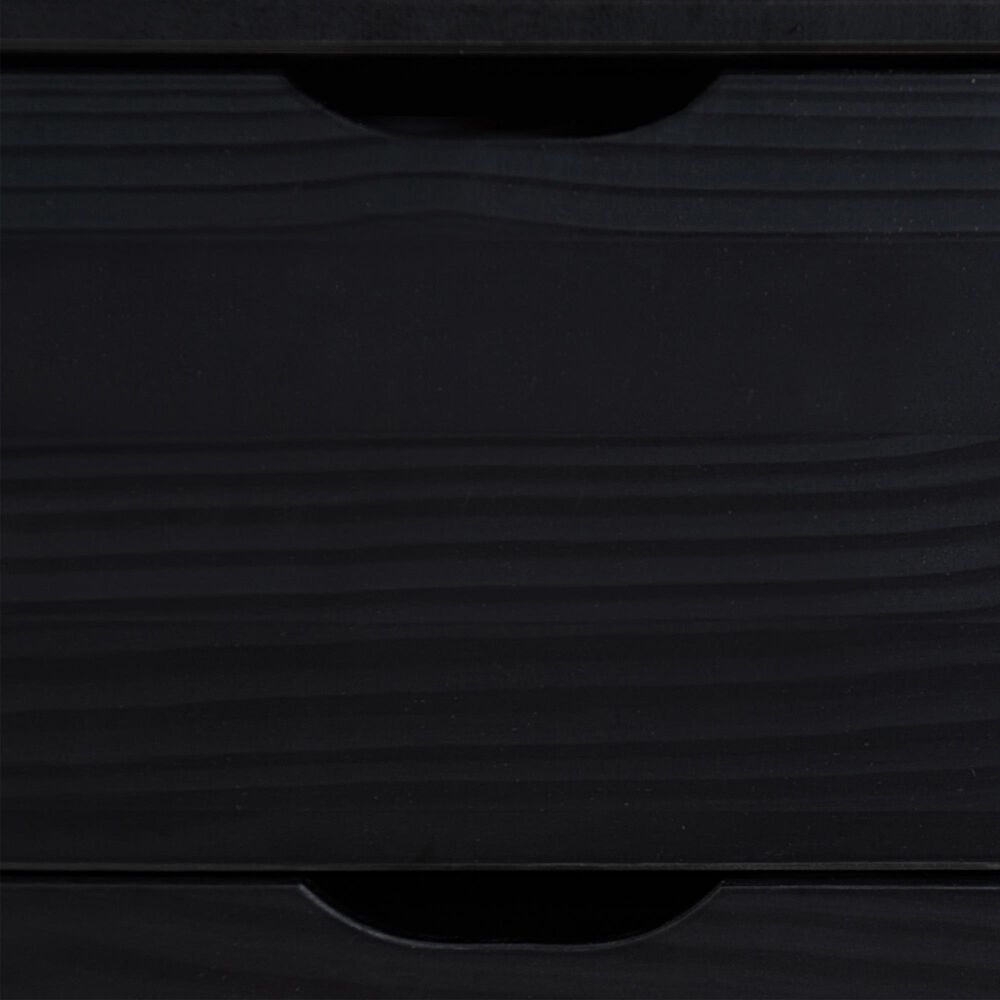 Linon Home Decor Polly 2-Drawer Nightstand in Black, , large