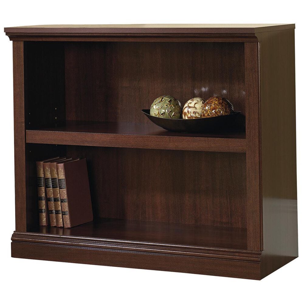 Sauder 2-Shelf Bookcase in Select Cherry, , large