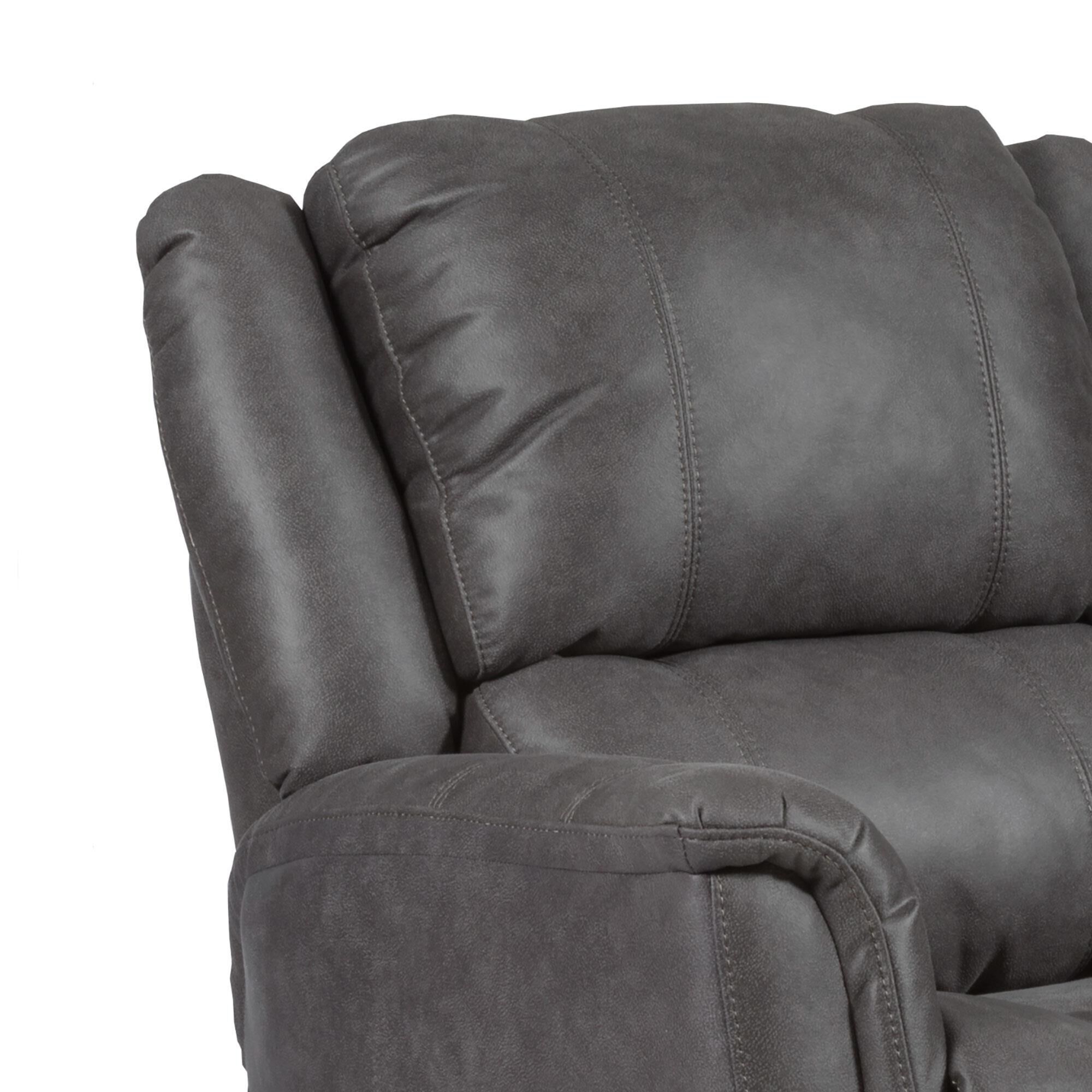 HomeStretch Swivel Glider Recliner in Venus Steel