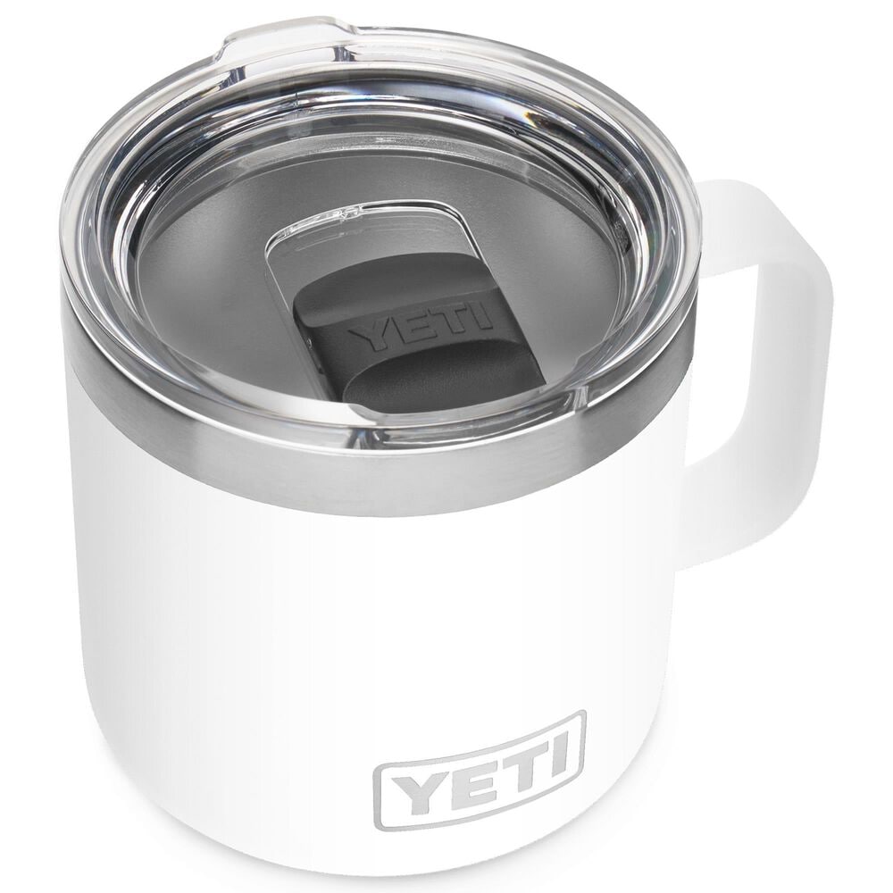 YETI Rambler 14 Oz Stackable Mug with Magslider Lid in White, , large