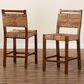 Baxton Studio Cordoba Counter Stool in Mahogany (Set of 2), , large