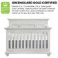 Oxford Baby Weston 2-Piece Crib and Dresser Nursery Set in Vintage White, , large