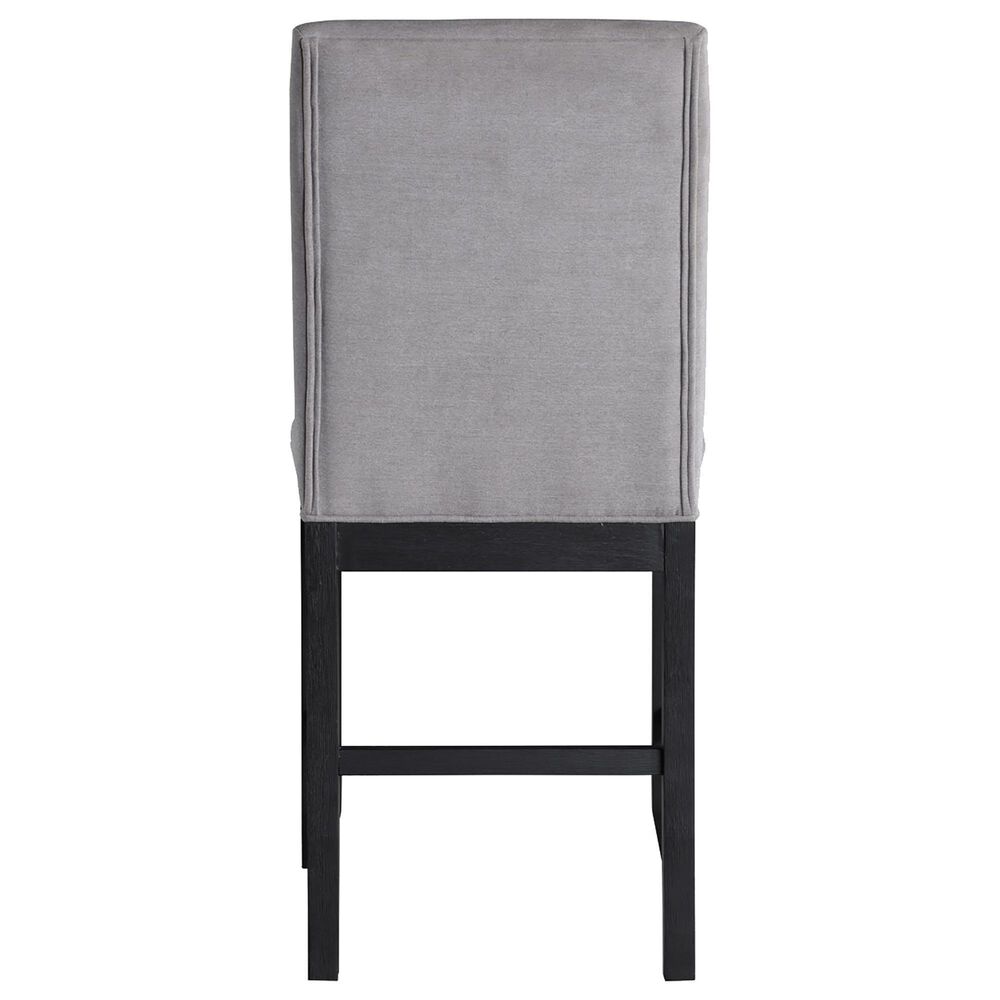 Steve Silver Yves 7-Piece Counter Dining Set in Rubbed Charcoal, , large