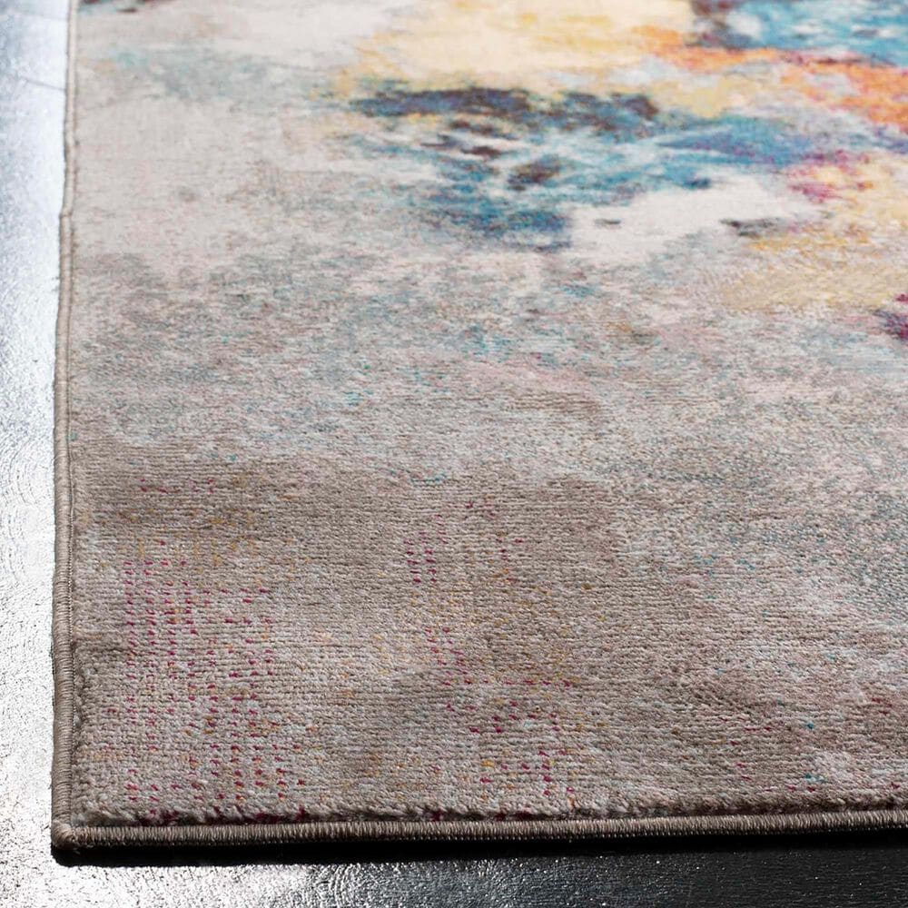 Safavieh Aria 8&#39; x 10&#39; Grey and Wine Area Rug, , large