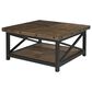 at HOME Carpenter Square Cocktail Table in Oiled Oak, , large