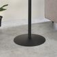 HOMLUX 17.5" End Table with Marble Textured Top in Black, , large