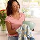 Werkshoppe Coneflower Microfiber Towel in Blue, , large