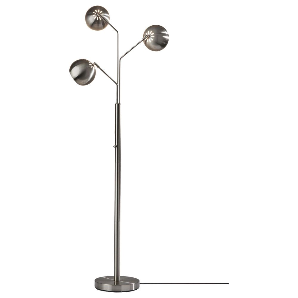 37B Emerson Tree Floor Lamp in Brushed Steel, , large