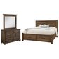 Viceray Collections Cool Rustic 3-Piece King Plank Bedroom Set with Storage in Mink, , large