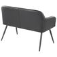 Lumisource Daniella Upholstered Bench in Black, , large