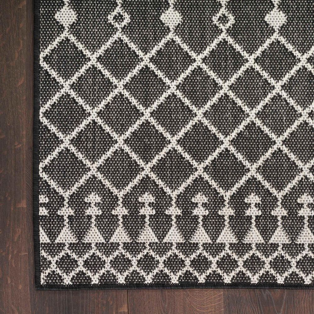 Nourison Positano Southwestern Black 9&#39; x 12&#39; Indoor/Outdoor Area Rug, , large
