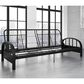 DHP Aiden Futon Frame in Black, , large