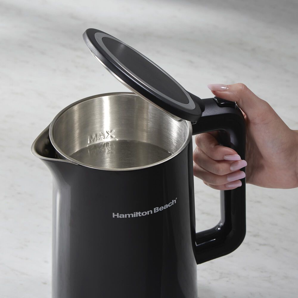 Hamilton Beach 1.7L Cool Touch Digital Kettle in Black, , large