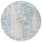 Surya Aisha 7"10" Round Light Blue, Gray, Light Gray and Off-White Area Rug, , large