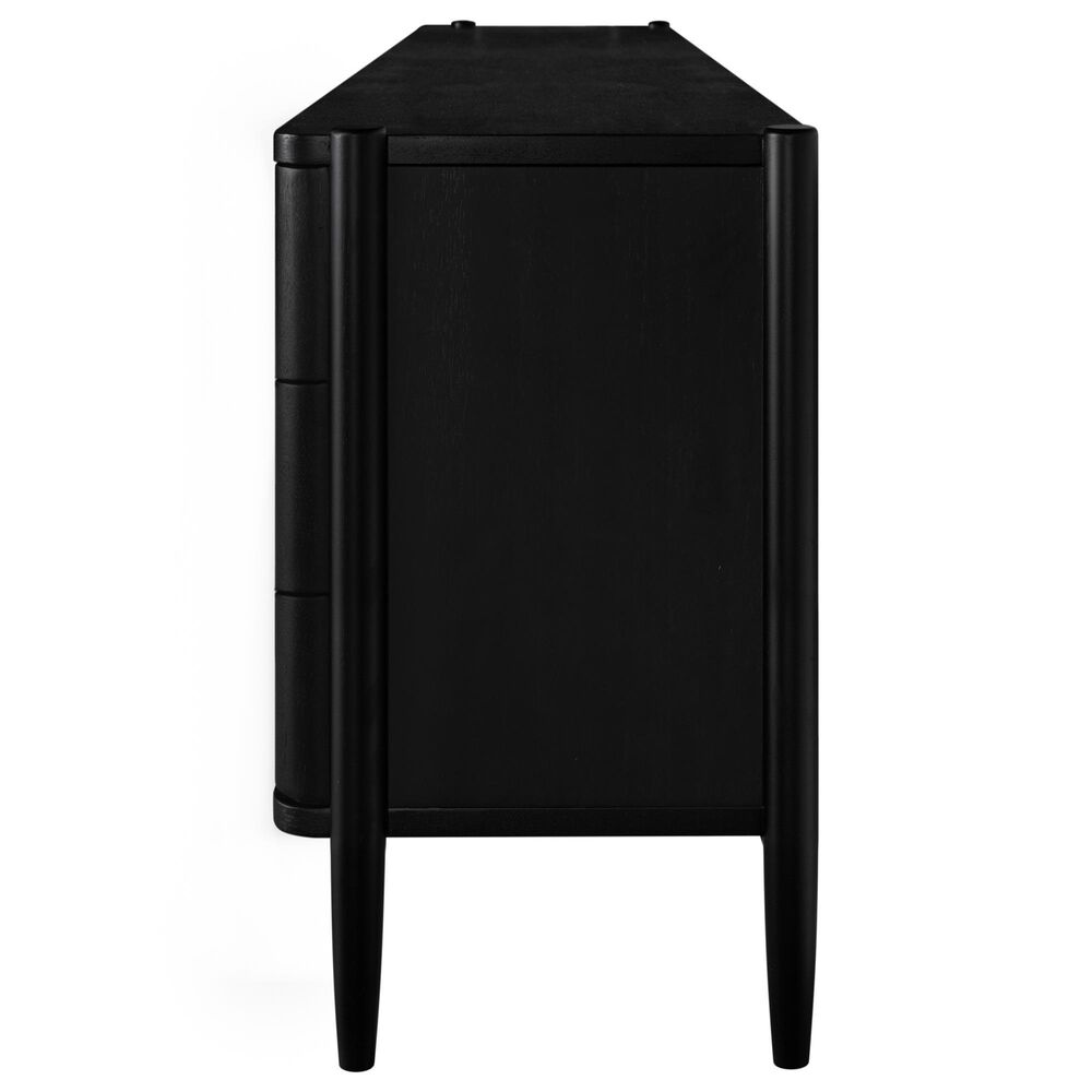 Marquette Interiors Casal 6-Drawer Double Dresser in Black, , large