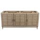 James Martin Vanities Portland 72" Double Bathroom Vanity in Whitewashed Walnut with 3 cm Lime Delight Quartz Top and Rectangular Sinks, , large