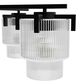 Hunter Ontario Jasmine Roth 5-Light Chandelier in Matte Black, , large