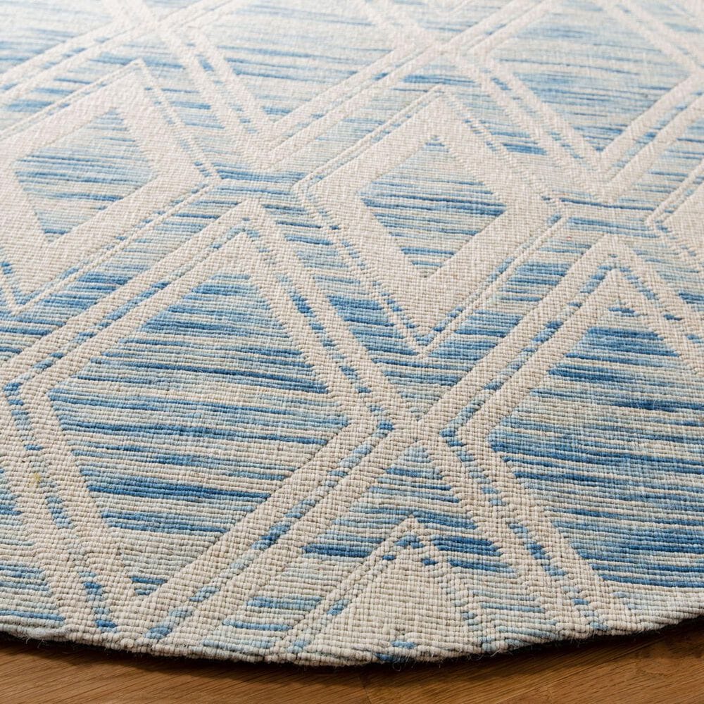 Safavieh Marbella 6&#39; Round Dark Blue and Ivory Area Rug, , large