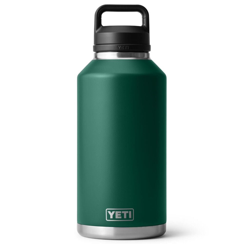 YETI Rambler 64 Oz Water Bottle with Chug Cap in Black Forest Green, , large