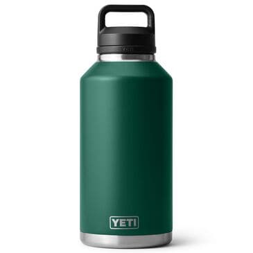 YETI Rambler 64 Oz Water Bottle with Chug Cap in Black Forest Green, , large