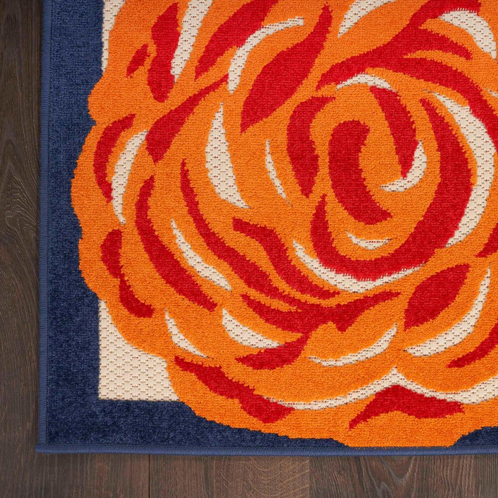 Nourison Aloha ALH32 3&#39;6&quot; x 5&#39;6&quot; Multicolor Indoor/Outdoor Area Rug, , large