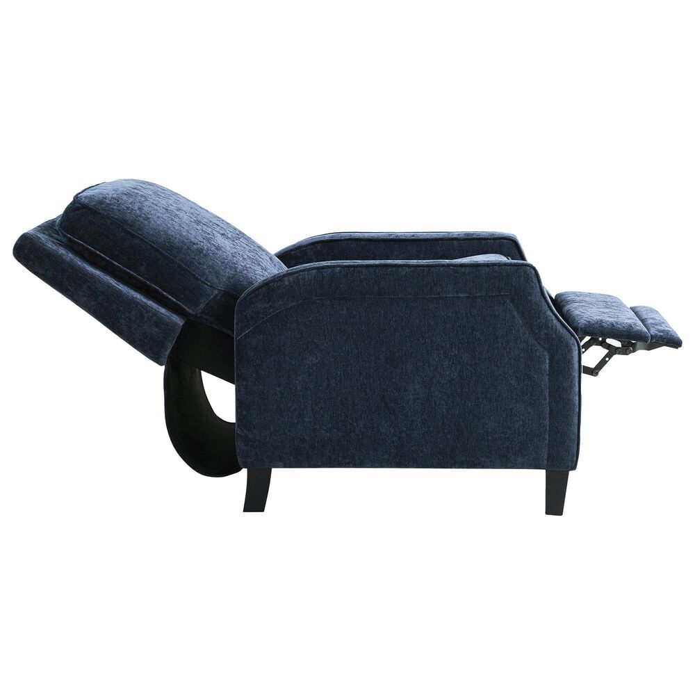 Lifestyle Solutions Shiloh Push Back Recliner in Navy Blue, , large