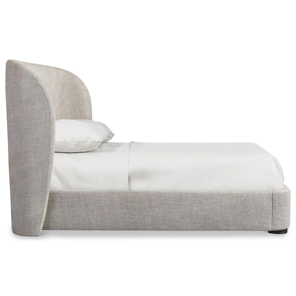 Bernhardt Geneve King Upholstered Wingback Bed with Dresser and Nightstand in Robor, , large