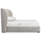 Bernhardt Geneve King Upholstered Wingback Bed with Dresser and Nightstand in Robor, , large