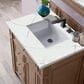 James Martin Vanities Bristol 30" Single Bathroom Vanity in Whitewashed Walnut with 3 cm Ethereal Noctis Quartz Top and Rectangular Sink, , large