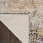 Nourison Rustic Textures RUS13 Grey and Blue 6" x 9" Area Rug, , large