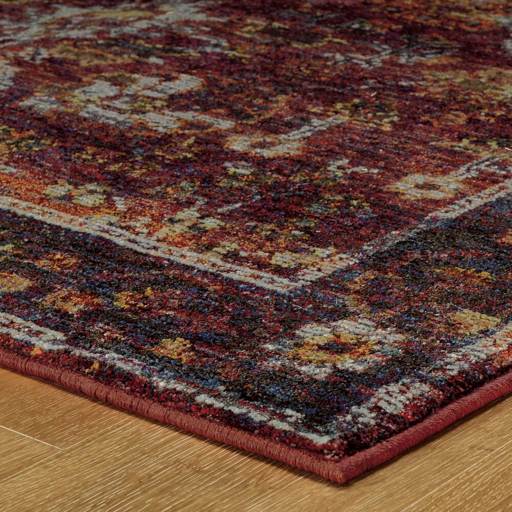 Oriental Weavers Andorra 7153A 2&#39;3&quot; x 8&#39; Red Runner, , large