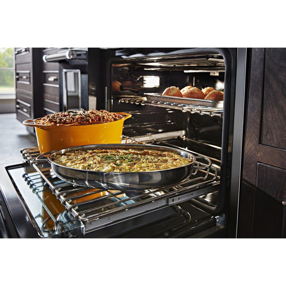 KitchenAid 6.3 Cu. Ft. Freestanding Gas Range with Griddle in Imperial Black, , large