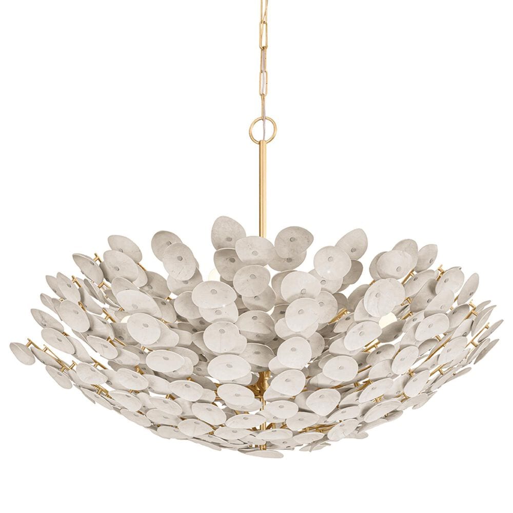Troy Lighting Aimi 12-Light Chandelier in Vintage Gold Leaf, , large