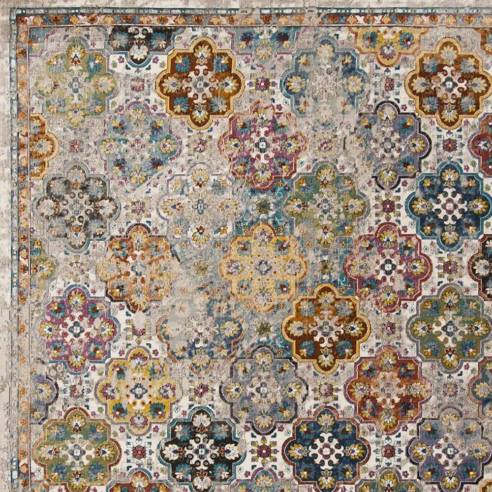 Safavieh Aria 2&#39; x 8&#39; Beige and Multicolor Runner, , large