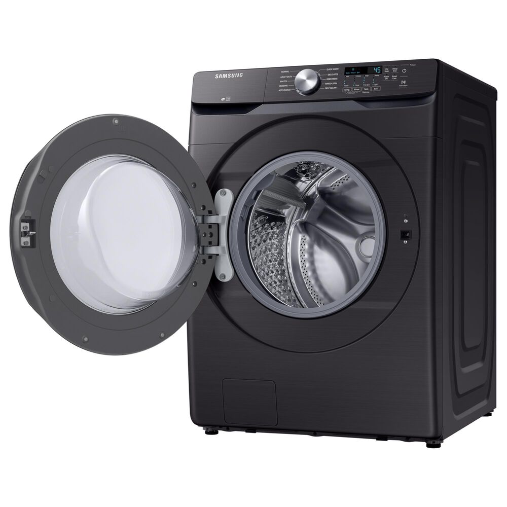 Samsung 4.5 Cu. Ft. Front Load Washer and 7.5 Cu. Ft. Electric Dryer Laundry Pair in Black, , large