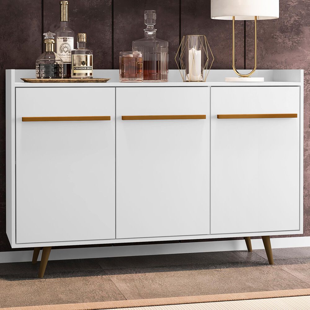 Dayton Bradley 53.54" Buffet Stand in White, , large