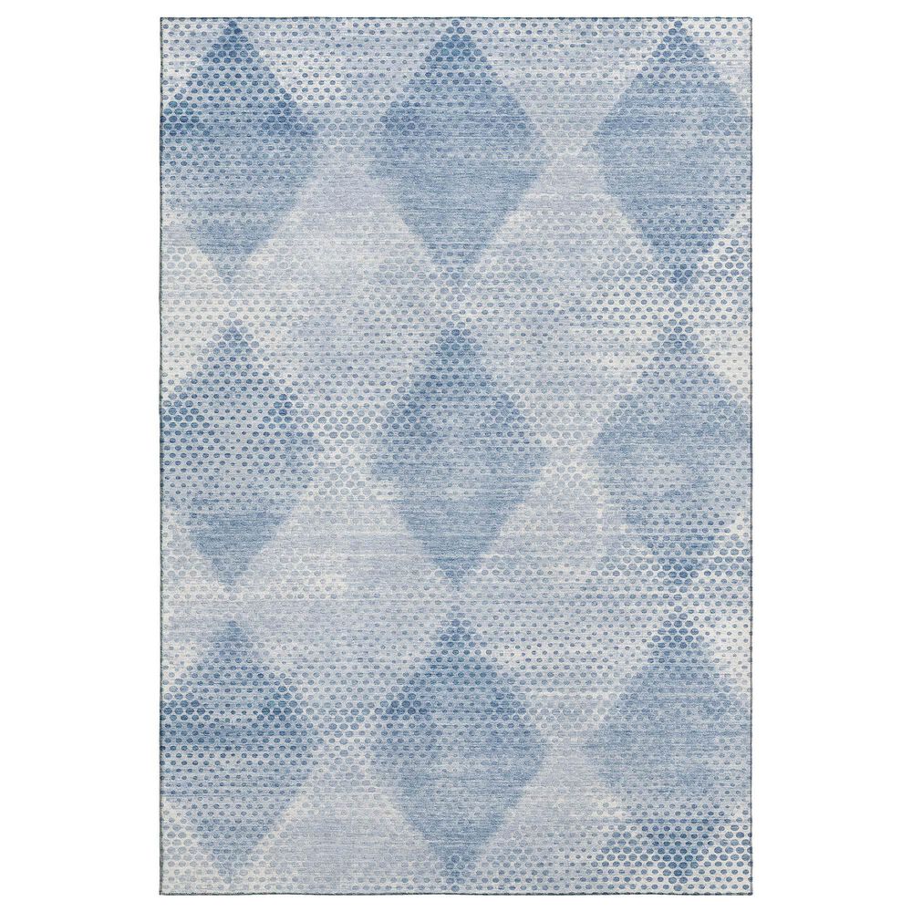 Dalyn Rug Company Trevi TV4 10" x 14" Blue Area Rug, , large
