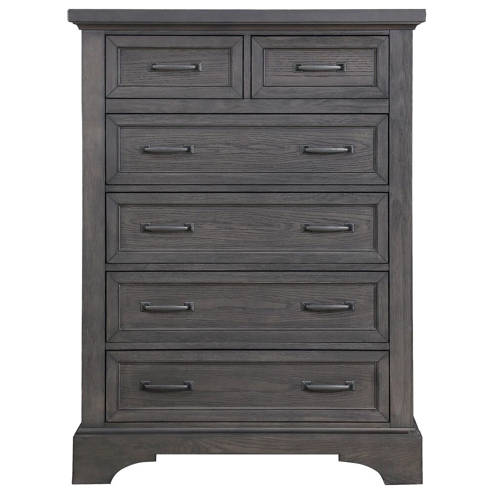 Davis International Prescott 5 Piece Queen Storage Panel Bedroom Set in Gray Oak, , large
