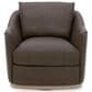 Kuka Home Cooper Swivel Chair in Isla Chocolate, , large